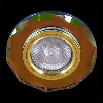 Точечный светильник круглый Reluce 06168-9.0-001FLY MR16 RNB+GD (06186-9.0-001)