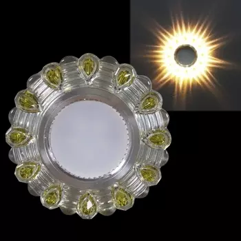 Точечный светильник круглый Reluce 14301-9.0-001LD MR16+LED3W WT/YL