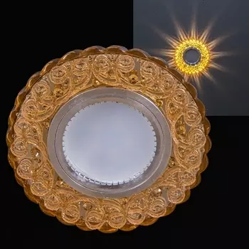 Точечный светильник круглый Reluce 14348-9.0-001LD MR16+LED3W TEA