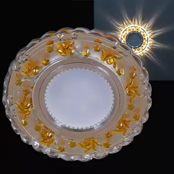 Точечный светильник круглый Reluce 14368-9.0-001LD MR16+LED3W WT+TEA