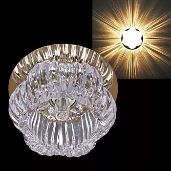 Точечный светильник круглый Reluce 18301-9.0-001G G9 GD