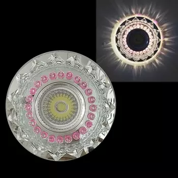 Точечный светильник круглый Reluce 22039-9.0-001PL MR16+LED3W CL/PK