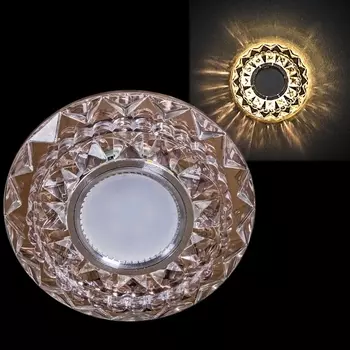 Точечный светильник круглый Reluce 22046-9.0-001PL MR16+LED3W TEA