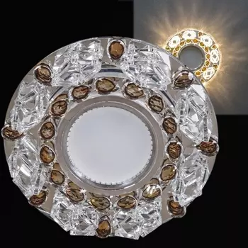 Точечный светильник круглый Reluce 22093-9.0-001PL MR16+LED3W CL+GR