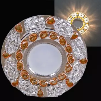 Точечный светильник круглый Reluce 22093-9.0-001PL MR16+LED3W CL+OR