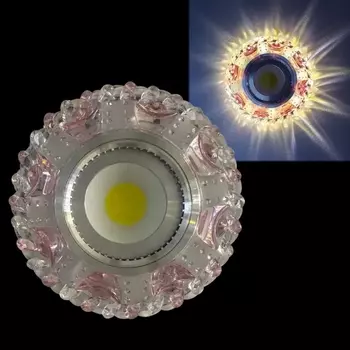 Точечный светильник круглый Reluce 42064-9.0-001PL MR16+LED3W CL/PK