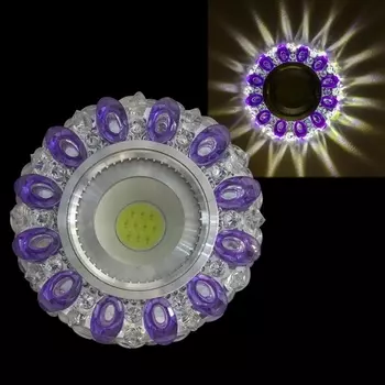 Точечный светильник круглый Reluce 42225-9.0-001PL MR16+LED3W CL/PP