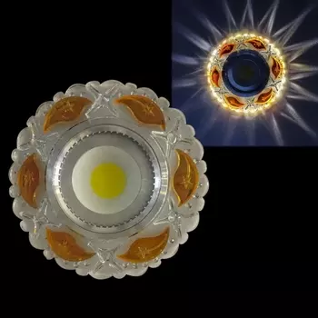 Точечный светильник круглый Reluce 42226-9.0-001PL MR16+LED3W CL/BN