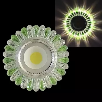 Точечный светильник круглый Reluce 42230-9.0-001PL MR16+LED3W CL/LGN