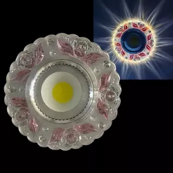 Точечный светильник круглый Reluce 42236-9.0-001PL MR16+LED3W CL/PK