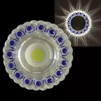 Точечный светильник круглый Reluce 42237-9.0-001PL MR16+LED3W CL/BL