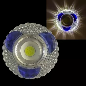 Точечный светильник круглый Reluce 42240-9.0-001PL MR16+LED3W CL/BL