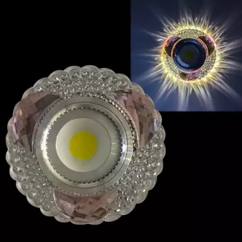 Точечный светильник круглый Reluce 42240-9.0-001PL MR16+LED3W CL/PK