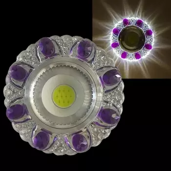 Точечный светильник круглый Reluce 42246-9.0-001PL MR16+LED3W CL/PP