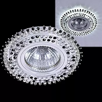 Точечный светильник круглый Reluce 59502-9.0-001MN MR16+LED3W BK