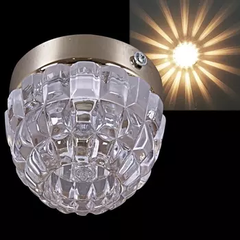 Точечный светильник Reluce 21162-9.5-001GB(with base) G9 GD