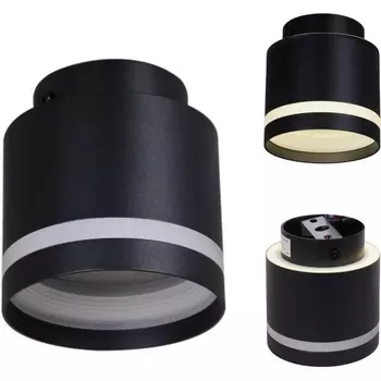 Точечный светильник Reluce 53001-9.5-001IL GX53+LED3W BK