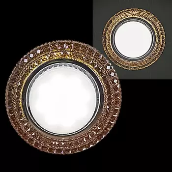 Точечный светильник круглый Reluce 53201-9.0-001LF GX53+LED4W TEA