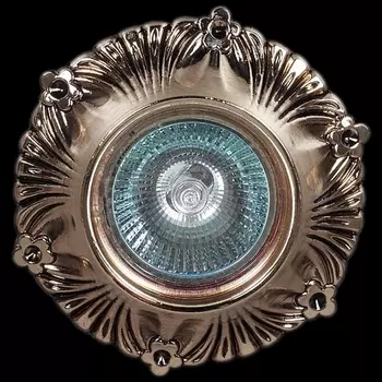 Точечный светильник круглый Sneha 001/URS MR16 GD+BK