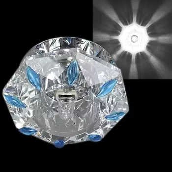 Точечный светильник круглый Sneha 1152/CT G9 CR/CL+LBL