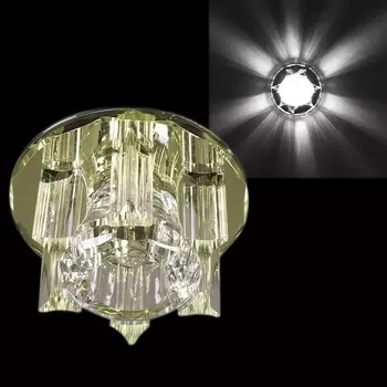 Точечный светильник круглый Sneha 2020/B G9 CR+YL