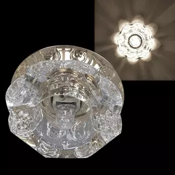 Точечный светильник круглый Sneha 7127/H-S G9 GD