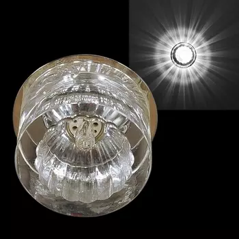 Точечный светильник круглый Sneha 7190/H G9 GD