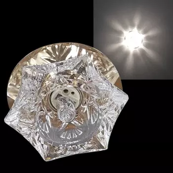 Точечный светильник Sneha 7608/H-S G9 GD