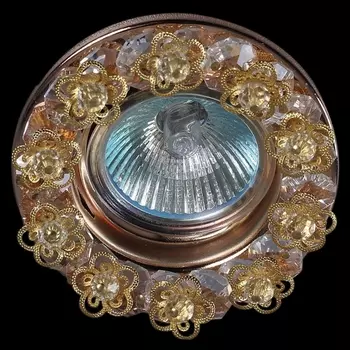 Точечный светильник круглый Sneha 791/CT MR16 GD/CL