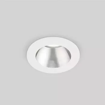 Точечный светильник круглый светодиодный 25023/LED Elektrostandard Teka 7W 4200K WH/SL белый/серебро