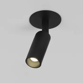 Точечный светильник светодиодный встраиваемый черный 8W 4200K (25039/LED 25039/LED Elektrostandard Diffe чёрный