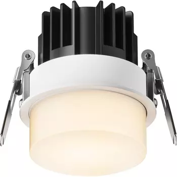 Точечный светильник круглый светодиодный встраиваемый Maytoni Nude DL065-12W3K-W