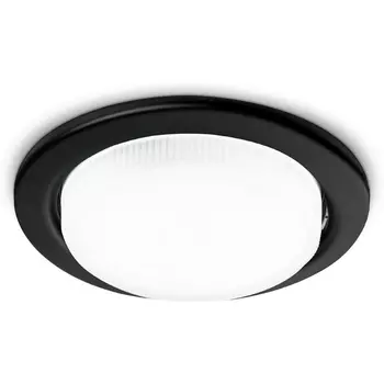 Точечный встраиваемый светильник круглый Ambrella Standard Spot G101 BK