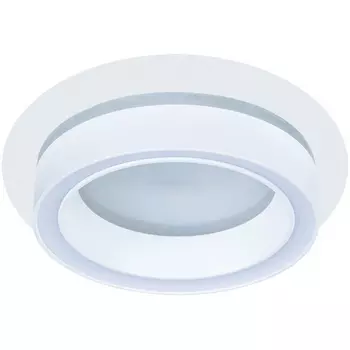 Точечный встраиваемый светильник круглый Arte Lamp Atik A4513PL-1WH