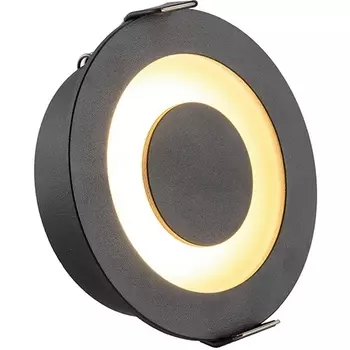 Точечный встраиваемый светильник светодиодный Denkirs DK2500-BK