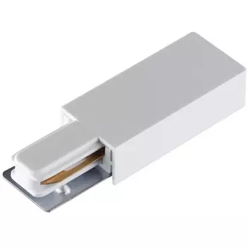 Токопровод для однофазного двухжильного шинопровода IP20 220V NT22 белый Novotech 135147