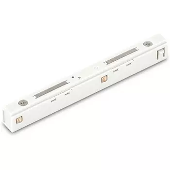 Токопроводящий прямой соединитель для шинопровода Donolux Slim Line Connector 180 DLS W