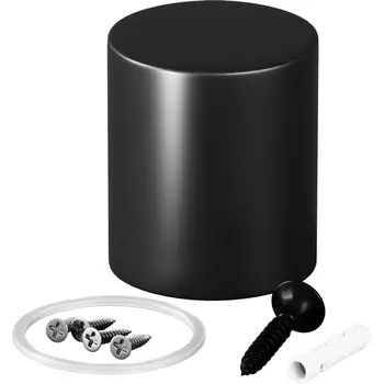 Торцевая металлическая заглушка Nemo черный Maytoni Круглый 360° 20317