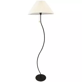Изогнутый торшер Arte Lamp Agatha A5069PN-1BK