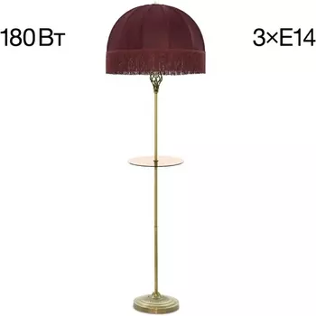 Торшер бахрома с полкой Citilux Базель CL407933T