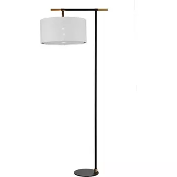 Торшер Escada Idea 10186/T 1x60Вт E27, металл/ткань, чёрный