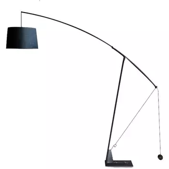 Изогнутый торшер для чтения Loft It Fishrod LOFT5003-BL