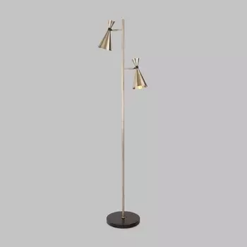 Торшер 01109/2 латунь/черный Bogate's Glustin латунь / черный