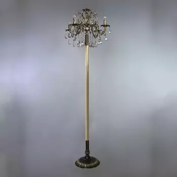 Торшер под старину 2118F/4 PB Tear Ambiente Granada Drop с подвесками