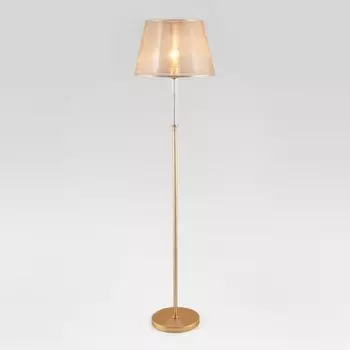 Торшер хрустальный 01076/1 Eurosvet Alcamo перламутровое золото