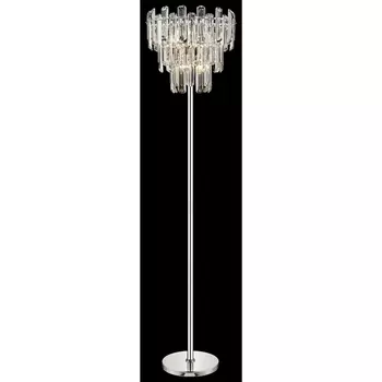 Торшер хрустальный каскадный Wertmark Lazzara WE107.06.105 с подвесками