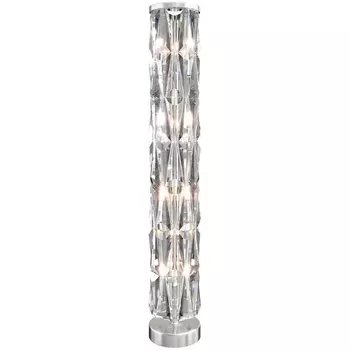 Торшер колонна хрустальный с выключателем Maytoni Puntes MOD043FL-08CH