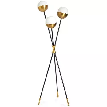 Торшер на треноге Caracas Tripod Floor Lamp ImperiumLoft 41.081-0 (102220-22) в форме шара