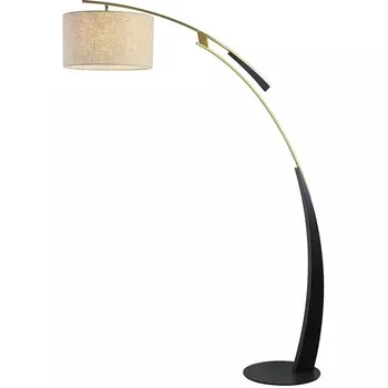 Изогнутый торшер Kink Light Нестор 07054-F,19-20 черный/бронза