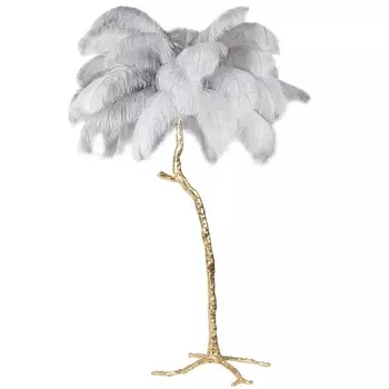 Торшер перо Loft It Bijout 10067F/GD Grey